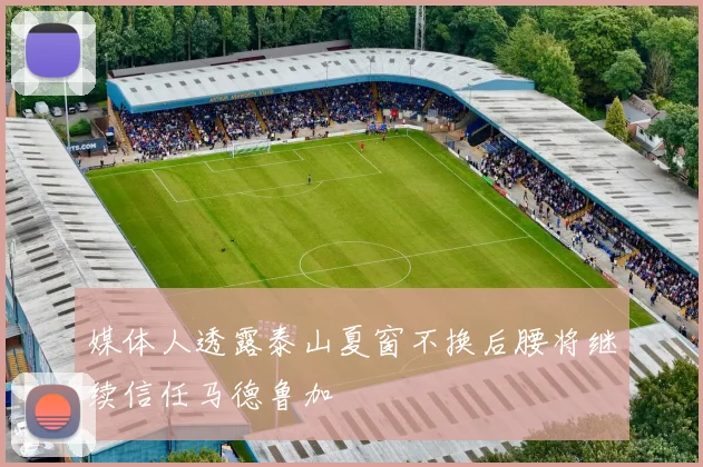 媒体人透露泰山夏窗不换后腰将继续信任马德鲁加